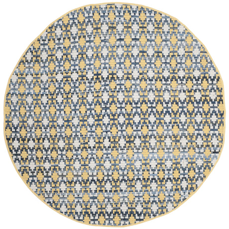 Safavieh Montauk 6'-0" x 6'-0" Rug in Gold / Multi