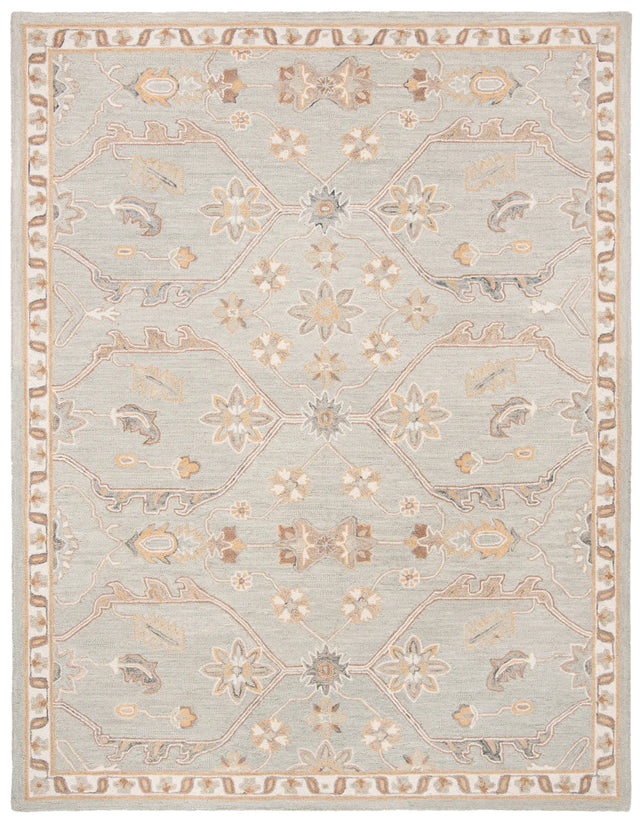 Safavieh Blossom 10'-0" x 14'-0" Rug in Slate / Beige