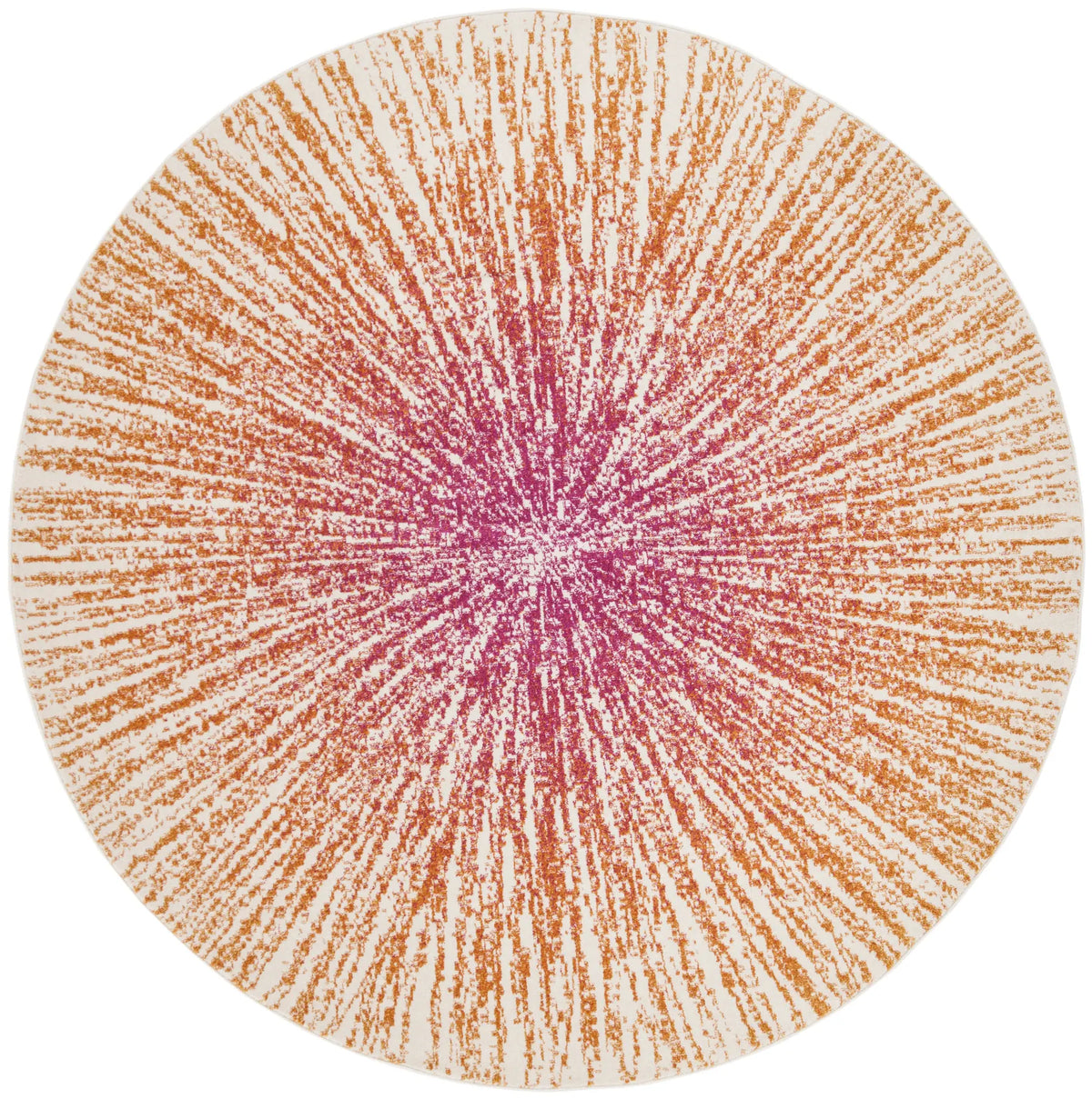 Safavieh Evoke 5'-3" x 5'-3" Rug in Fuchsia / Cream