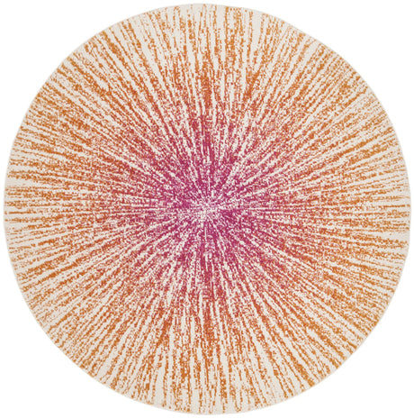 Safavieh Evoke 5'-3" x 5'-3" Rug in Fuchsia / Cream