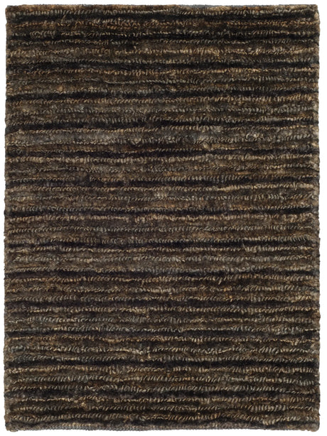 Safavieh Organic 2'-0" x 3'-0" Rug in Charcoal / Charcoal