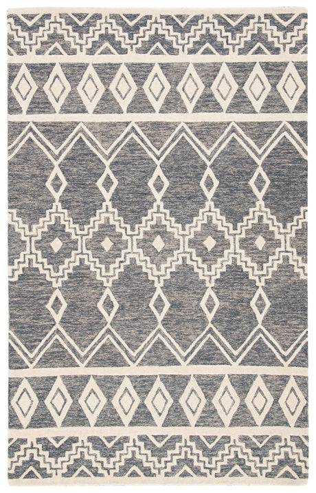 Safavieh Abstract 4'-0" x 6'-0" Rug in Grey / Ivory