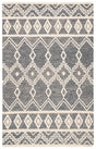 Safavieh Abstract 4'-0" x 6'-0" Rug in Grey / Ivory