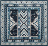 Safavieh Classic Vintage 6'-0" x 6'-0" Rug in Navy / Light Blue