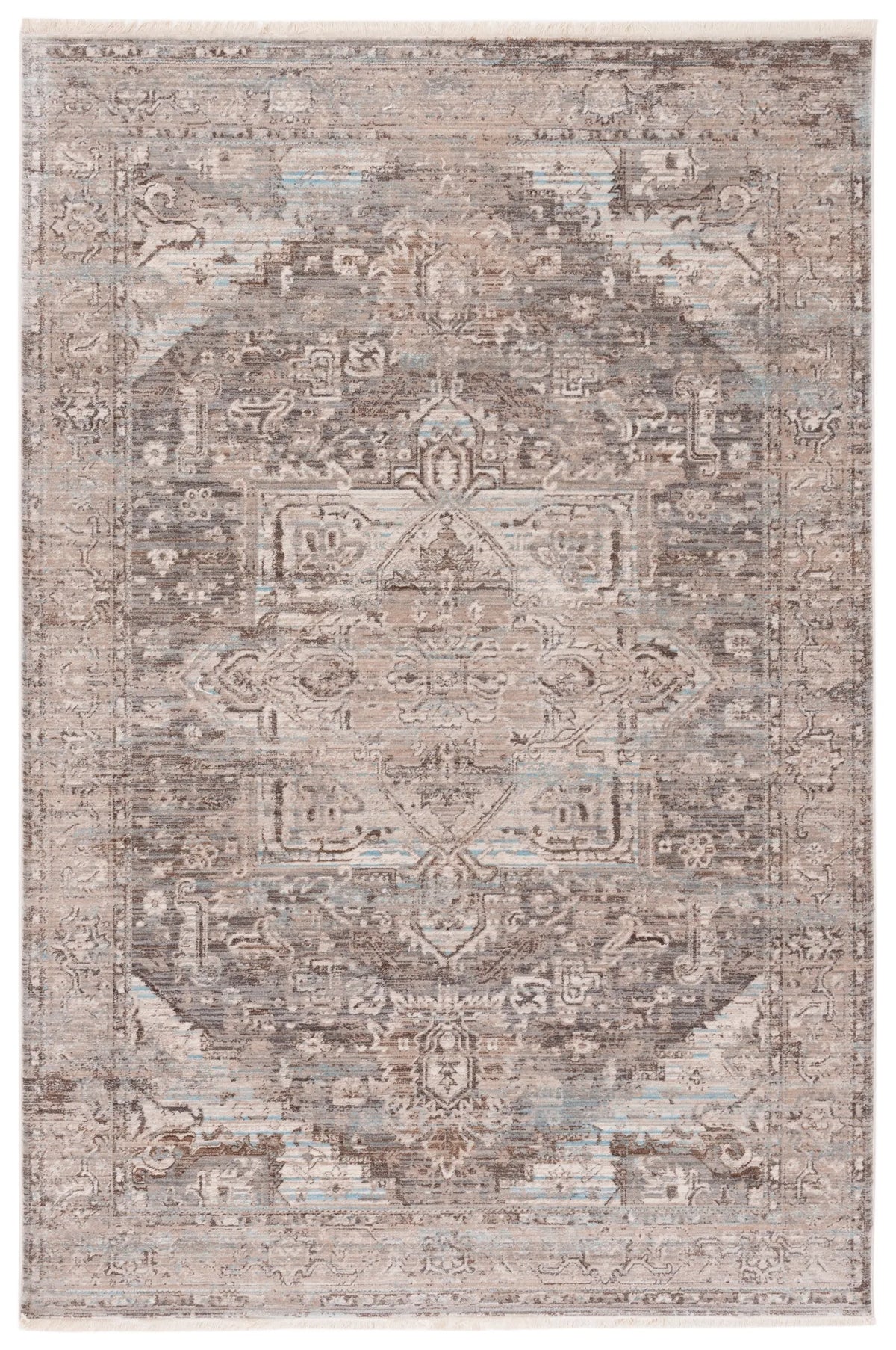 Safavieh Vintage Persian 4'-0" x 6'-0" Rug in Brown / Beige