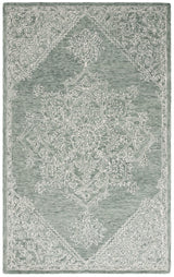 Safavieh Metro 4'-0" x 6'-0" Rug in Green / Ivory