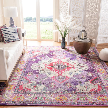 Safavieh Monaco 6'-7" x 9'-2" Rug in Violet / Fuchsia