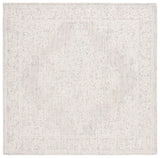Safavieh Ebony 6'-0" x 6'-0" Rug in Light Grey / Ivory