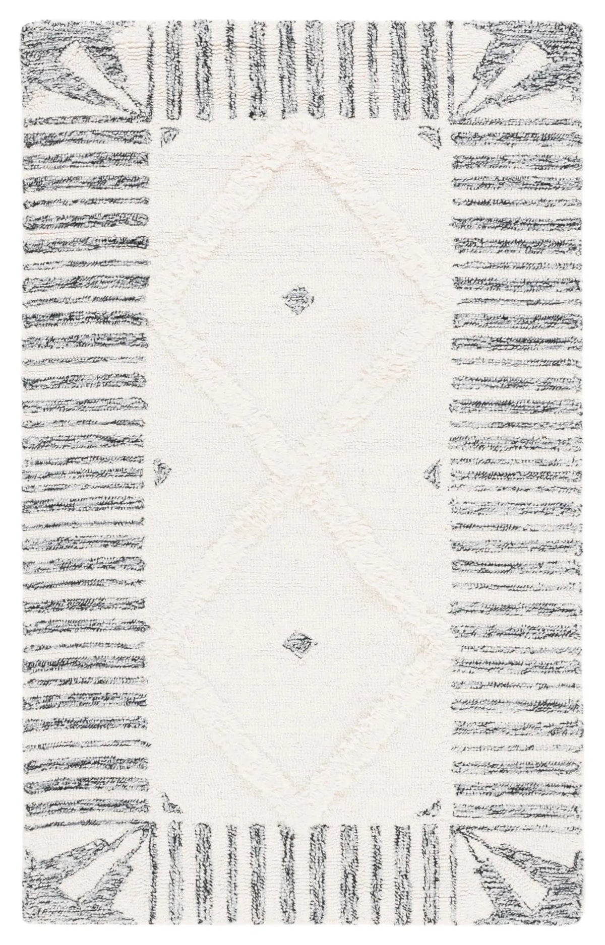 Safavieh Casablanca 3'-0" x 5'-0" Rug in Ivory / Black