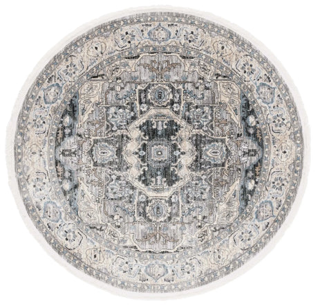 Safavieh Artifact 4'-0" x 4'-0" Rug in Grey / Ivory
