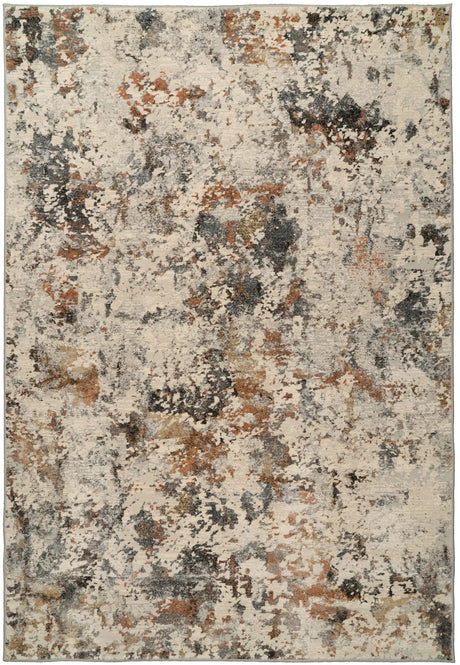 Dynamic Rugs Couture 52023 Ivory/Copper Rugs - Rectangular