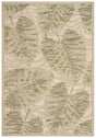 Safavieh Courtyard 4'-0" x 5'-7" Rug in Green / Beige