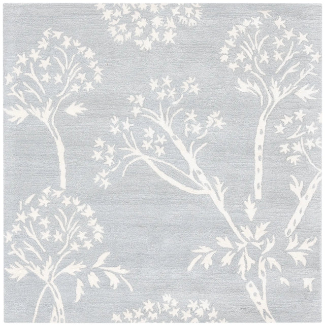 Safavieh Bella 5'-0" x 5'-0" Rug in Light Blue / Ivory