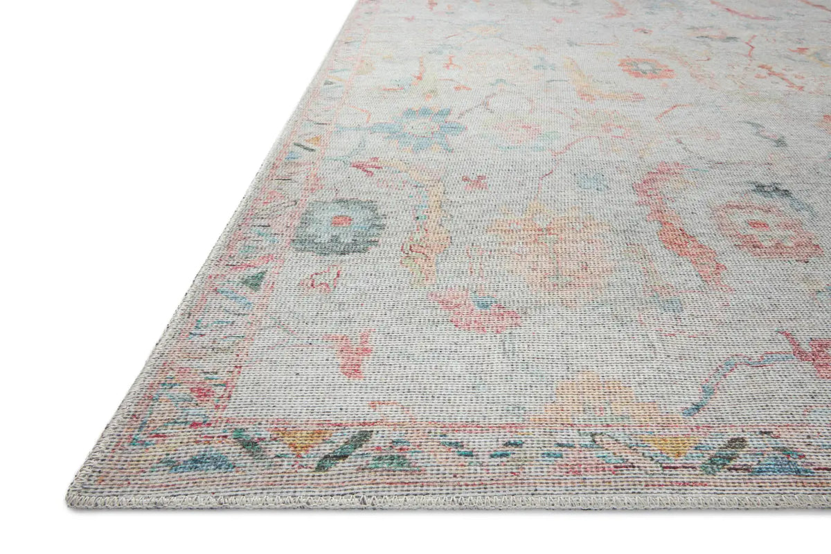Loloi Elysium Ely-01 Pebble/Multi Rug - rug corner