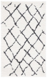Safavieh Berber Shag 3'-0" x 5'-0" Rug in Creme / Brown
