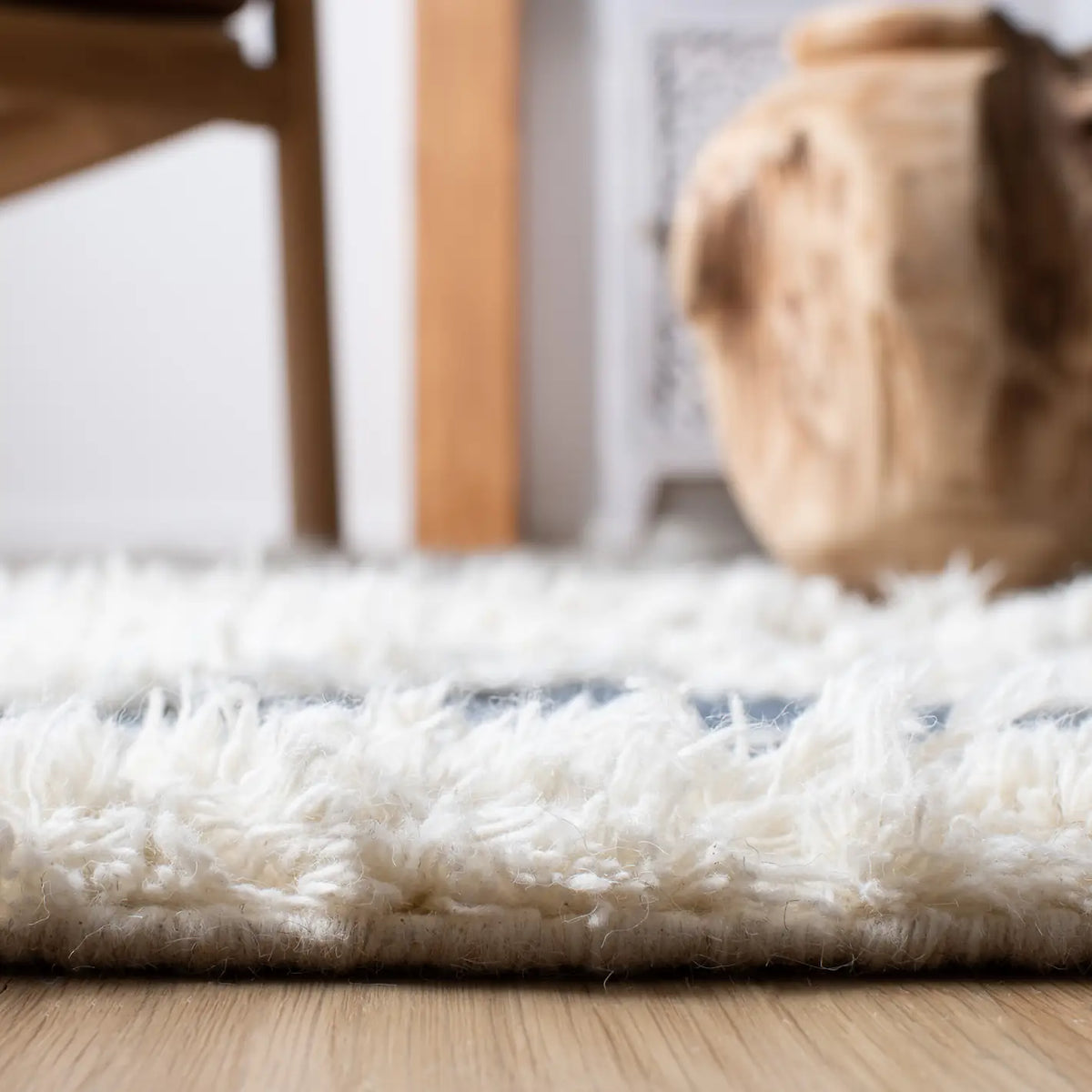 Safavieh Natura 4'-0" x 6'-0" Rug in Ivory / Blue