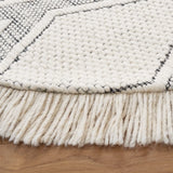 Safavieh Natura 6'-0" x 6'-0" Rug in Ivory / Black