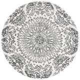 Safavieh Metro 6'-0" x 6'-0" Rug in Ivory / Black