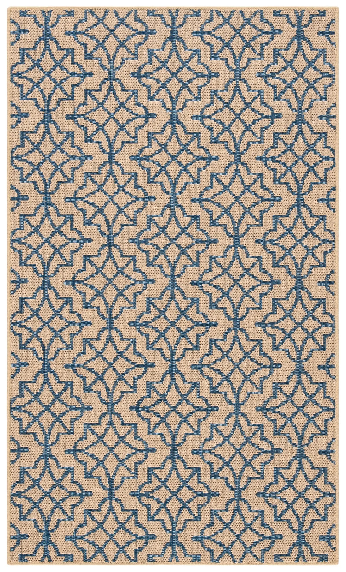 Safavieh Palm Beach 3'-0" x 5'-0" Rug in Natural / Blue