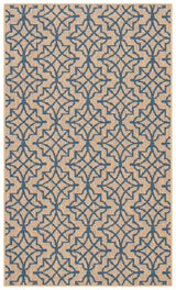 Safavieh Palm Beach 3'-0" x 5'-0" Rug in Natural / Blue