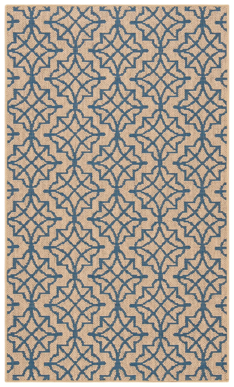 Safavieh Palm Beach 3'-0" x 5'-0" Rug in Natural / Blue