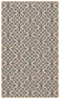 Safavieh Palm Beach 3'-0" x 5'-0" Rug in Natural / Blue