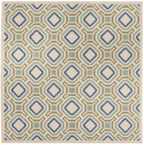 Safavieh Veranda 6'-7" x 6'-7" Rug in Cream / Green