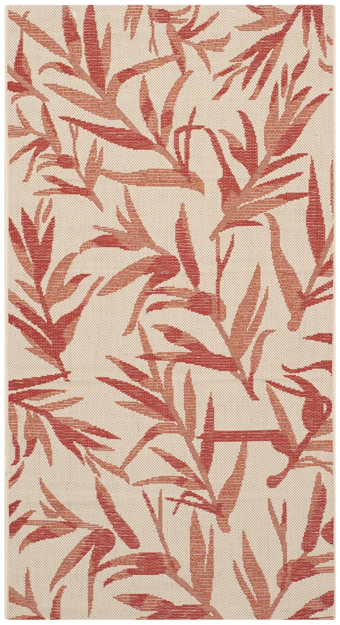 Safavieh Courtyard 2'-7" x 5'-0" Rug in Beige / Terracotta