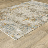 Oriental Weavers Bauer 005E2 Beige/ Multi Rug - angle detail