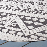 Safavieh Cabana 6'-7" x 6'-7" Rug in Ivory / Grey