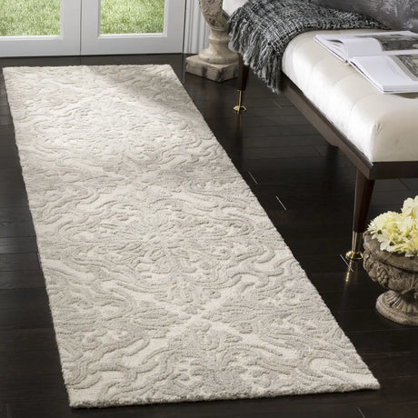 Safavieh Blossom 2'-3" x 10'-0" Rug in Ivory / Grey