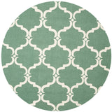 Safavieh Cambridge 6'-0" x 6'-0" Rug in Teal / Ivory