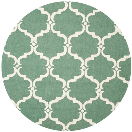 Safavieh Cambridge 6'-0" x 6'-0" Rug in Teal / Ivory