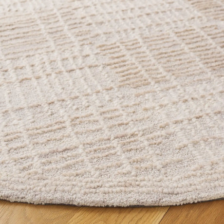 Safavieh Abstract 6'-0" x 6'-0" Rug in Light Brown / Ivory
