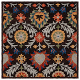 Safavieh Blossom 6'-0" x 6'-0" Rug in Brown / Orange