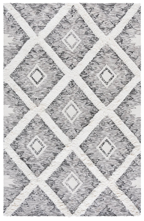 Safavieh Kenya 6'-0" x 9'-0" Rug in Black / Ivory