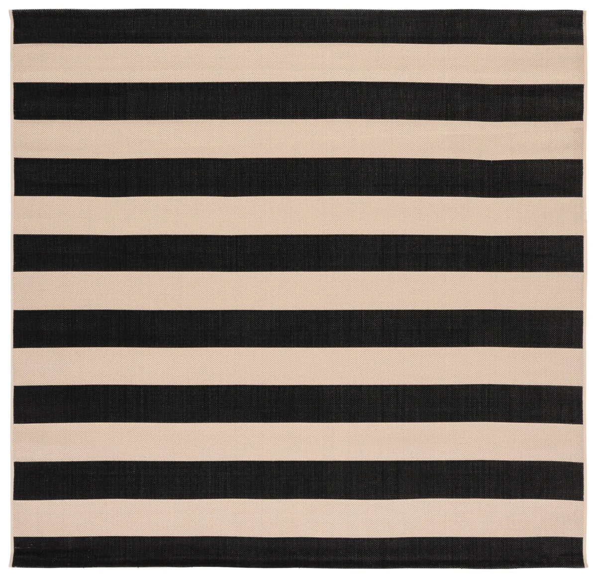 Safavieh Courtyard 6'-7" x 6'-7" Rug in Beige / Black