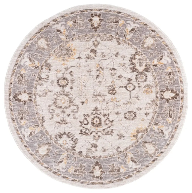 Safavieh Martha Stewart Adeline 6'-3" x 6'-3" Rug in Ivory / Grey