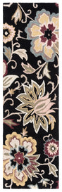 Safavieh Blossom 2'-3" x 8'-0" Rug in Black / Sage