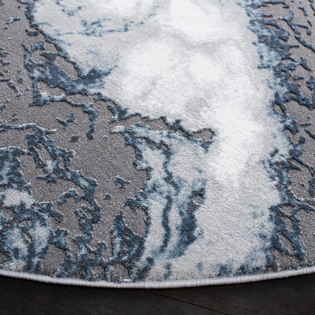 Safavieh Craft 6'-7" x 6'-7" Rug in Blue / Grey