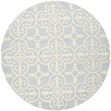 Safavieh Cambridge 6'-0" x 6'-0" Rug in Light Blue / Ivory