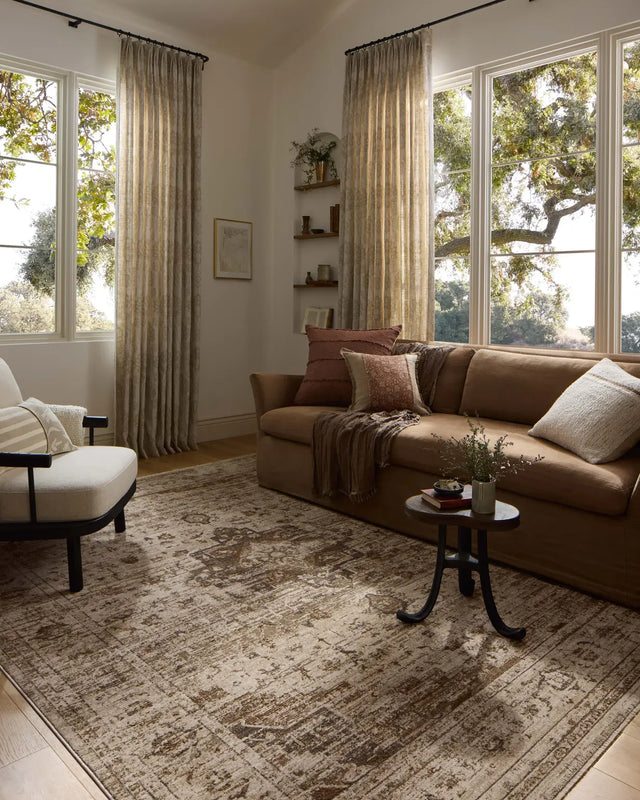Loloi Haywood HYD-03 Natural / Bark Rug - room scene 3
