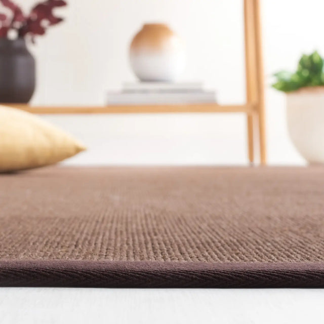 Safavieh Natural Fiber 4'-0" x 6'-0" Rug in Brown / Brown