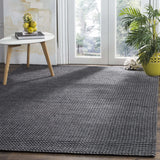 Safavieh Natura 4'-0" x 6'-0" Rug in Grey / Black