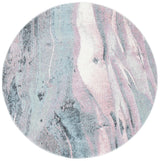 Safavieh Glacier 5'-3" x 5'-3" Rug in Pink / Blue