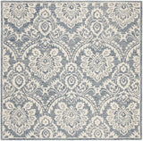Safavieh Blossom 6'-0" x 6'-0" Rug in Blue / Ivory