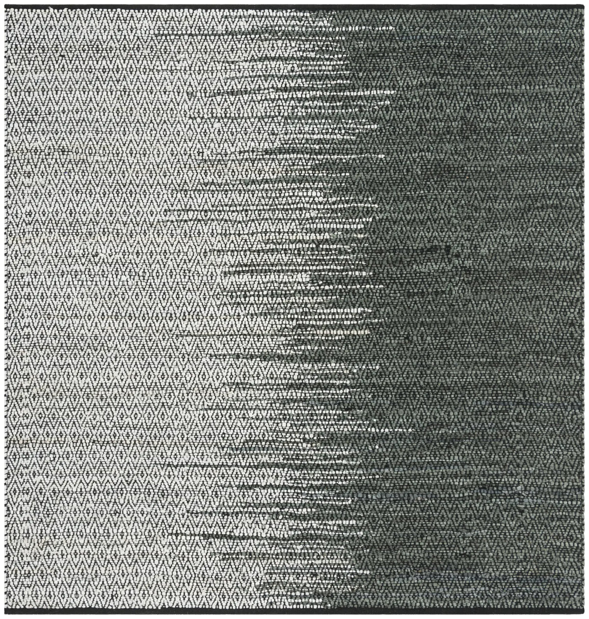 Safavieh Vintage Leather 6'-0" x 6'-0" Rug in Light Grey / Charcoal