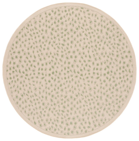 Safavieh Courtyard 6'-7" x 6'-7" Rug in Beige / Green