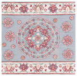 Safavieh Bellagio 5'-0" x 5'-0" Rug in Dark Grey / Ivory