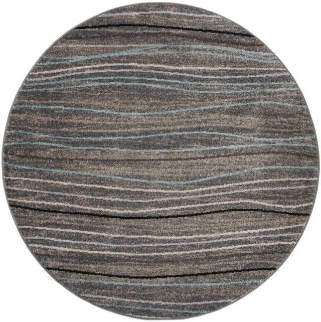 Safavieh Amsterdam 5'-1" x 5'-1" Rug in Silver / Beige